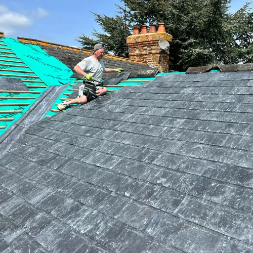 Recent roofing project in Northampton